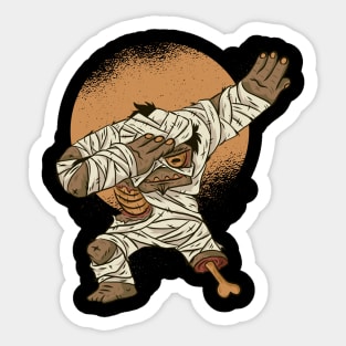 DAB dancing Mummie Sticker